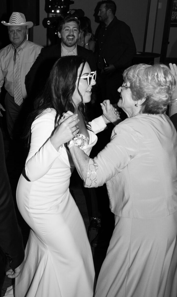 Candid dance floor photos by Abigail Derick Photography a Arizona wedding photographer